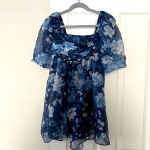 Abercrombie Emerson Angel Sleeve Mini Dresss